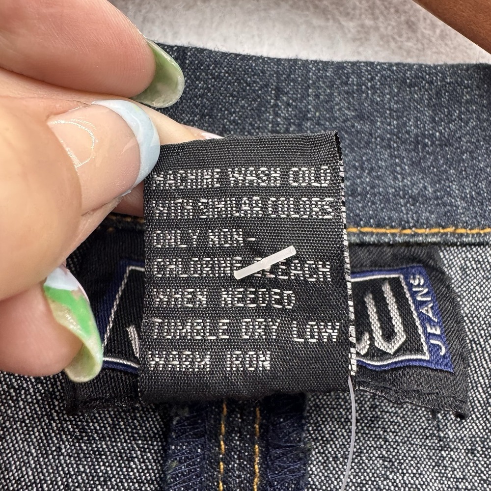 Just Blu Jeans Denim Jean Blazer Jacket Embellishment 26W NWT - Picture 7 of 12